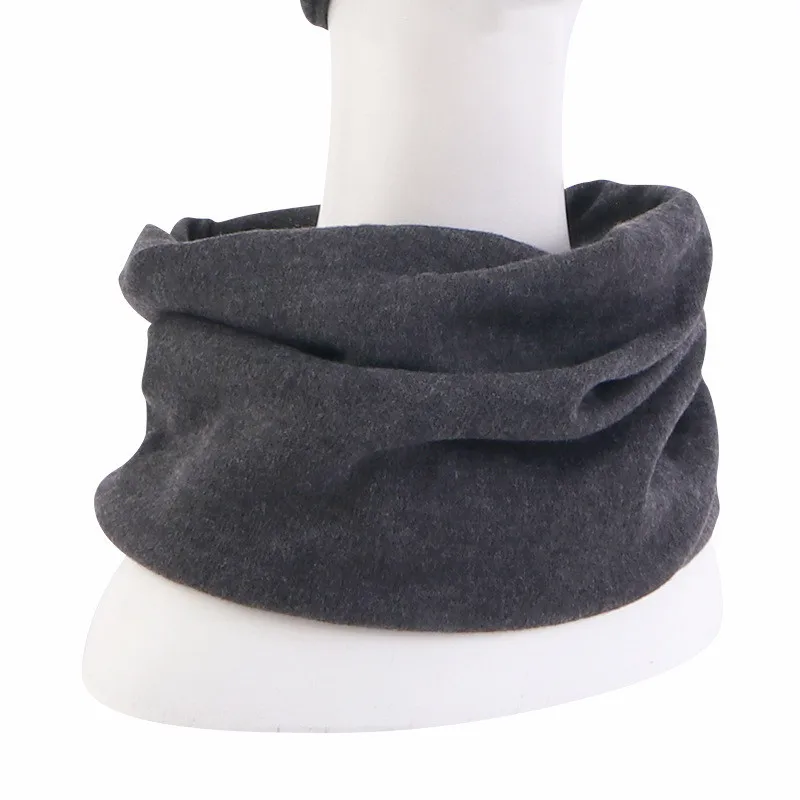 1pc Winter Warm Outdoor Unisex Cycling Bib Neck Tube Ear Warmer Fishing Skating Sport Scarf Skull Beanies Pullover Cap Hat Solid
