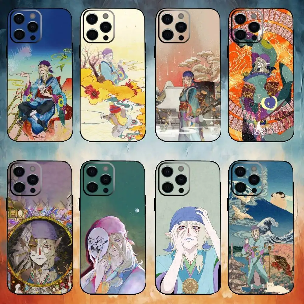 Аниме чехол для телефона M-Mononoke K-Kusuriuri, силиконовый, мягкий, для iPhone 17, 16, 15, 14, 13, 12, 11, XS, Plus, Pro Max.