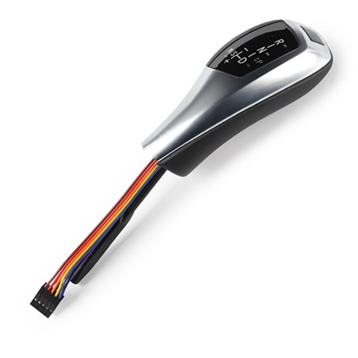 Super Sale Car LED Automatic Gear Shift Knob with Engine Start Switch Button Cover for BMW 3 5 Series E46 E60 E61 LHD