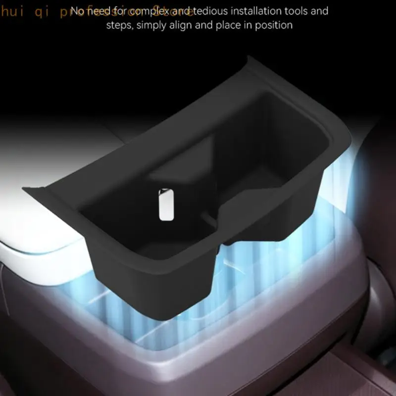 Schaleneinsatz für die hintere Armlehne, schwarze flexible Einlage für die Konsole 2027 H8WE – Detail 2