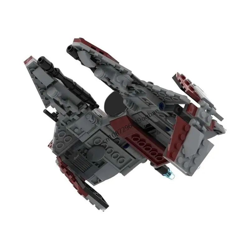 Nowy zestaw 258 elementów, słynny model z filmu o bitwach między gwiazdami, Moc Eta-2 Actis Interceptor, kreatywne pomysły DIY, zabawka dla dzieci, prezent urodzinowy, klocki konstrukcyjne.