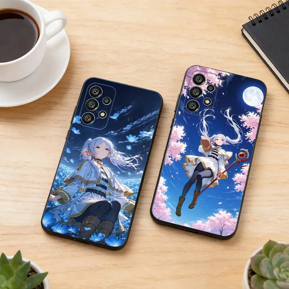 R-RP30 F-Frieren Phone Case For Samsung S25,S24,S21,S22,S23,S30,Ultra,S20,Plus,Fe,Lite,Note,10,Black Cover