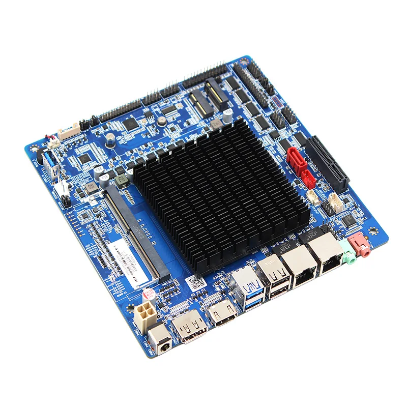 12a geração intel n100 industrial mini itx placa-mãe 4 núcleos 4 threads processador 2xrj45 2x2.5gbe i226 rede m.2 slot placa de pc