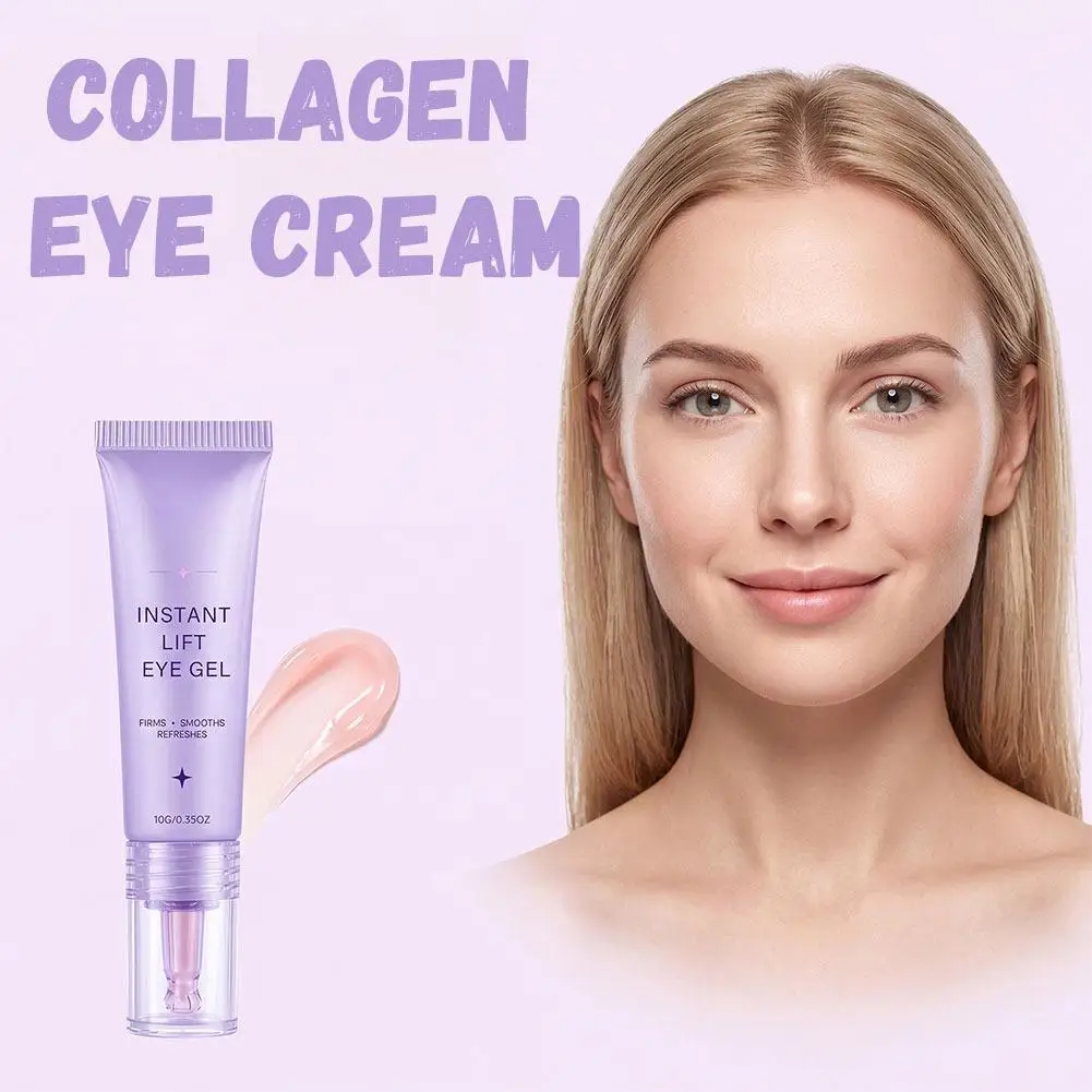 

Reduce Eye Puffiness Firm Smooth Refresh Anti-aging Eye Care 10g Eliminate Wrinkles Dark Circles Eye Cream Instant Lift Eye Gel
