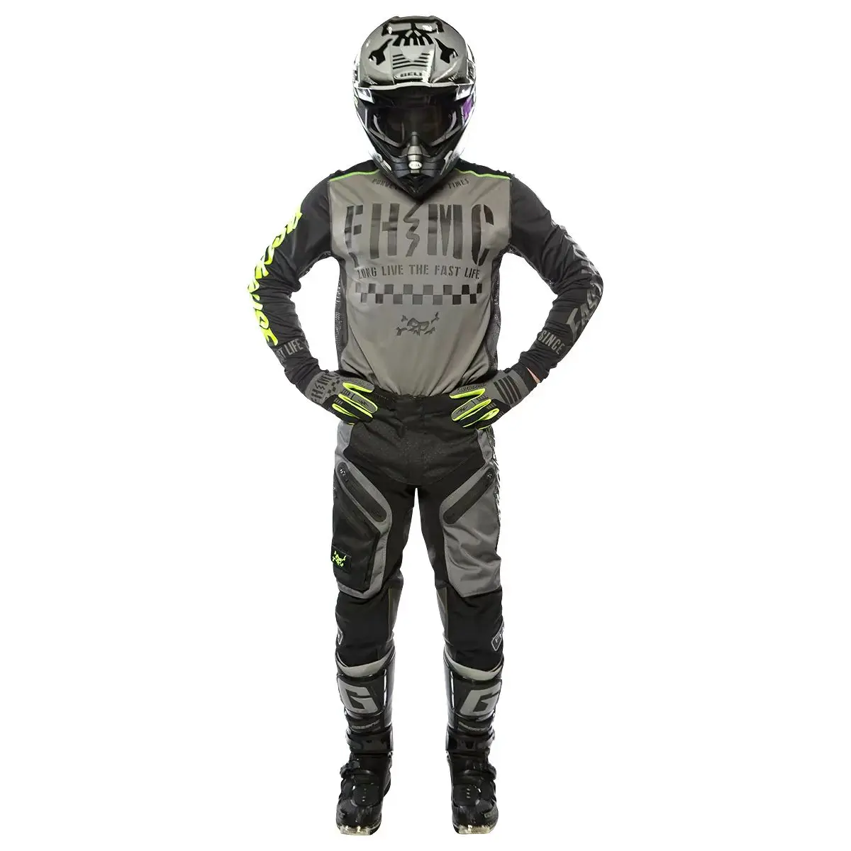 Podium FXR 2023 fh Moto Suit Motocross Gear Set Off Road Jersey Set With Pocket Dirt Bike Jersey And Pants MX Racing Clothing