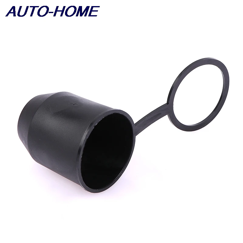 Universal 50mm Auto Tow Bar Ball Cover Accessories Durable Black Cap Towing Hitch Caravan Car Trailer Towball Protective Cover
