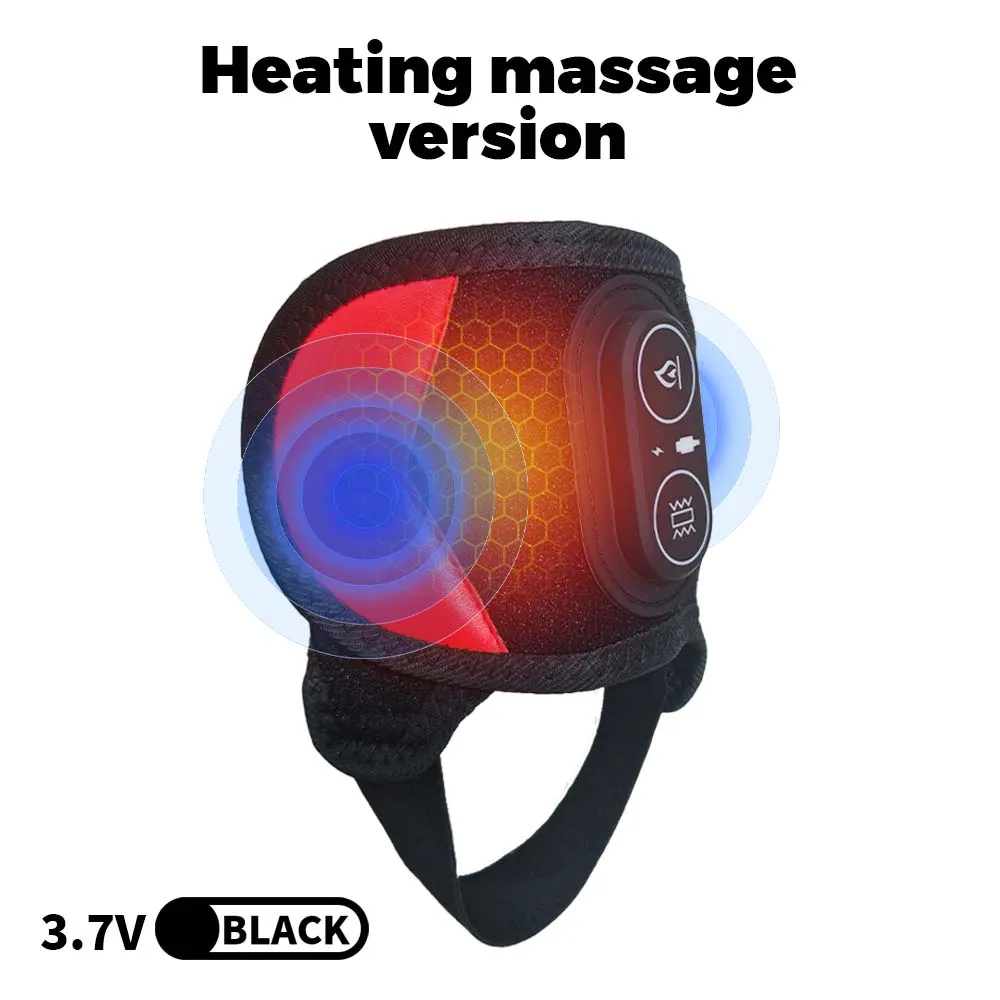 Cordless Red Light Therapy Ankle Massage Belt 660 850nm Infrared Heating Vibration Foot Ankle Massager Support Brace Heated Wrap