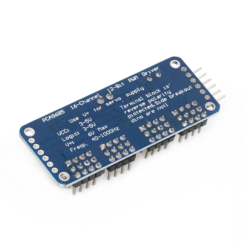 16 canale 12-bit PWM/Servo interfaccia di Driver-I2C PCA9685 modulo pi shield modulo servo shield
