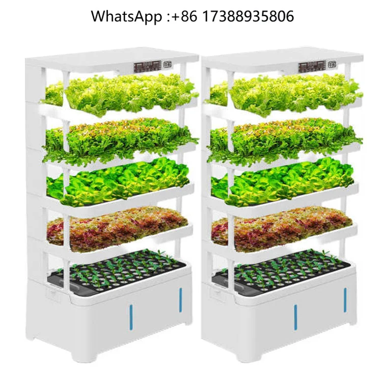 qwe Professional Home Hydroponic Equipment, NFT Technology, Stable Water Level, Adequate Root Respiration, High Yield