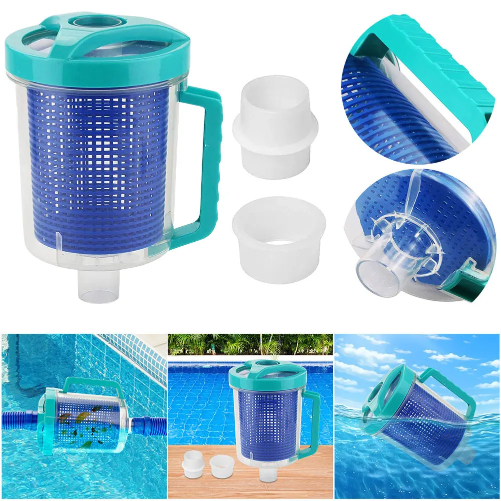 Inline Pool Leaf Canister Pool Vacuum Filter Pool Leaf Collector for W26705 Pentair R211084