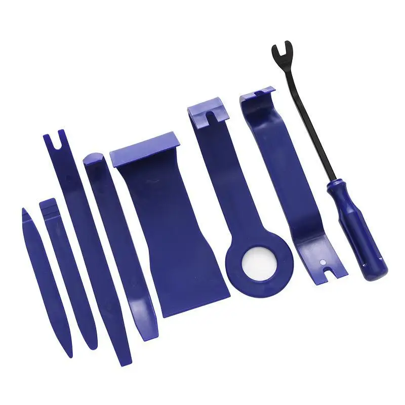 8Pcs Car Hand Tool Set Practical Auto Disassembly Pry Tools for Stereo DVD Repair Daily Vehicle Maintenance Use
