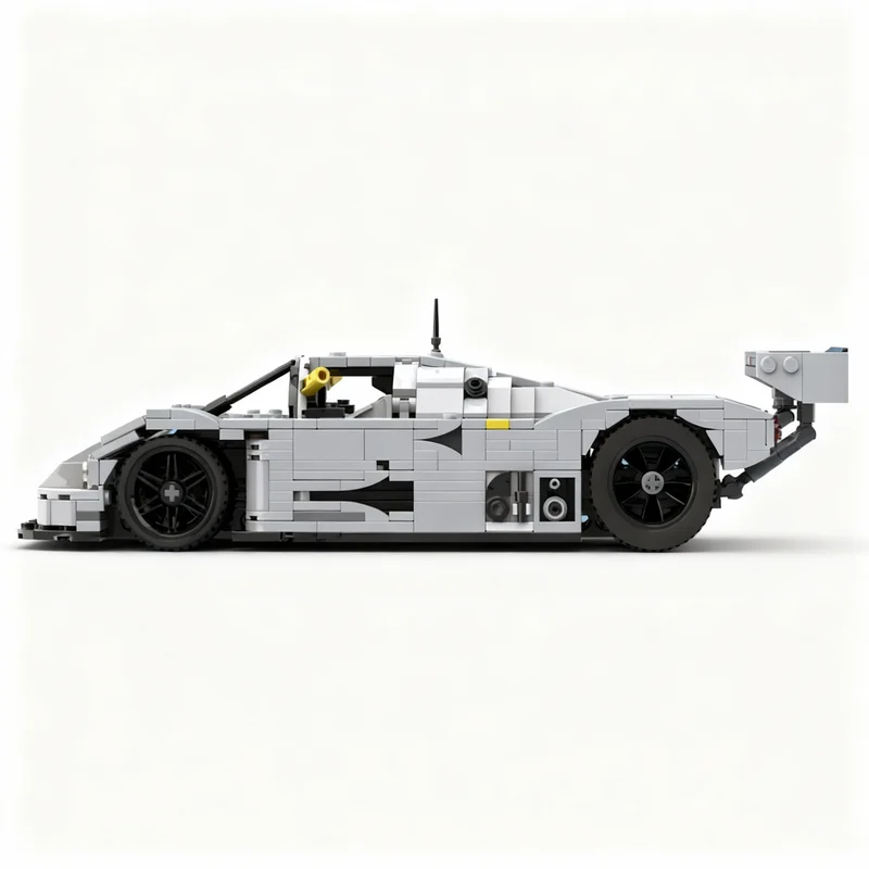 944-teiliger MOC Creator Expert Mercedes Sauber Modellbausatz Konstruktionsspielzeug Weihnachtsgeschenkidee Lernbausteine