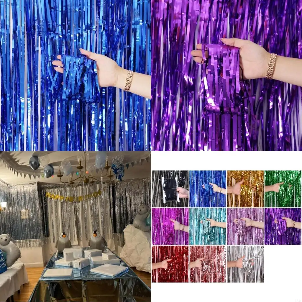 

581F фольгированный занавес фон творческий реквизит для фотосъемки на день рождения, свадьбу, помолвку