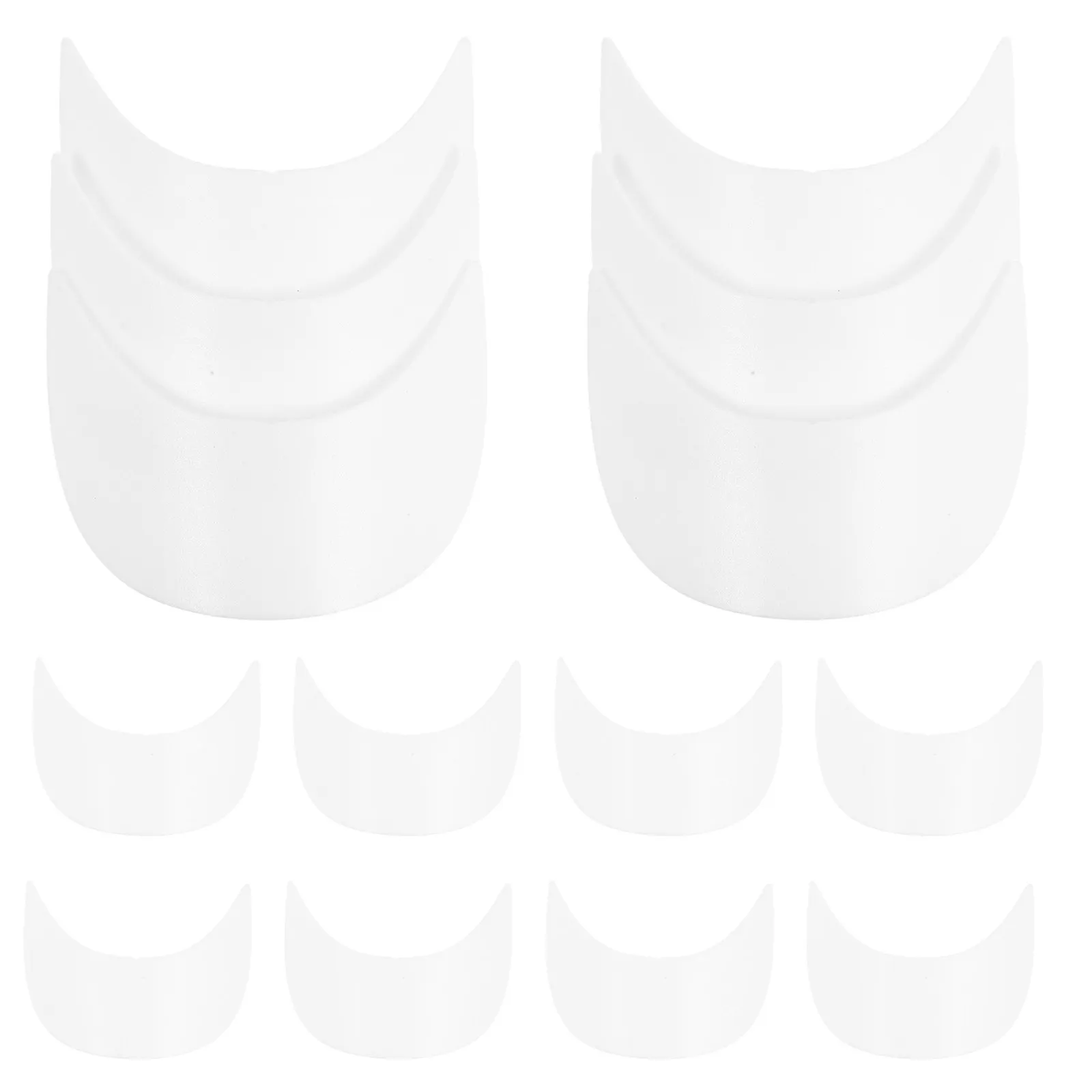 20Pcs Baseball Cap Brim Insert Plastic Hat Brim Support 7x2.4x0.08inch Hat Shaper Insert Cap Visor Repair Tool DIY Accessories