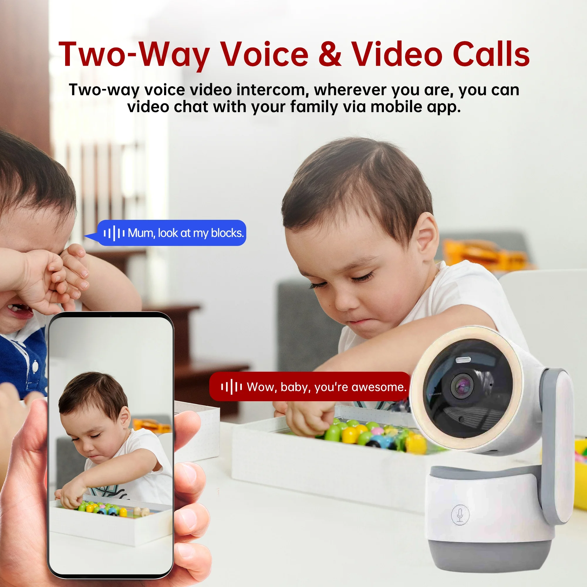 Tuya 5MP One-touch Call Indoor - Smart Home Battery Camera Ezviz recension och pris