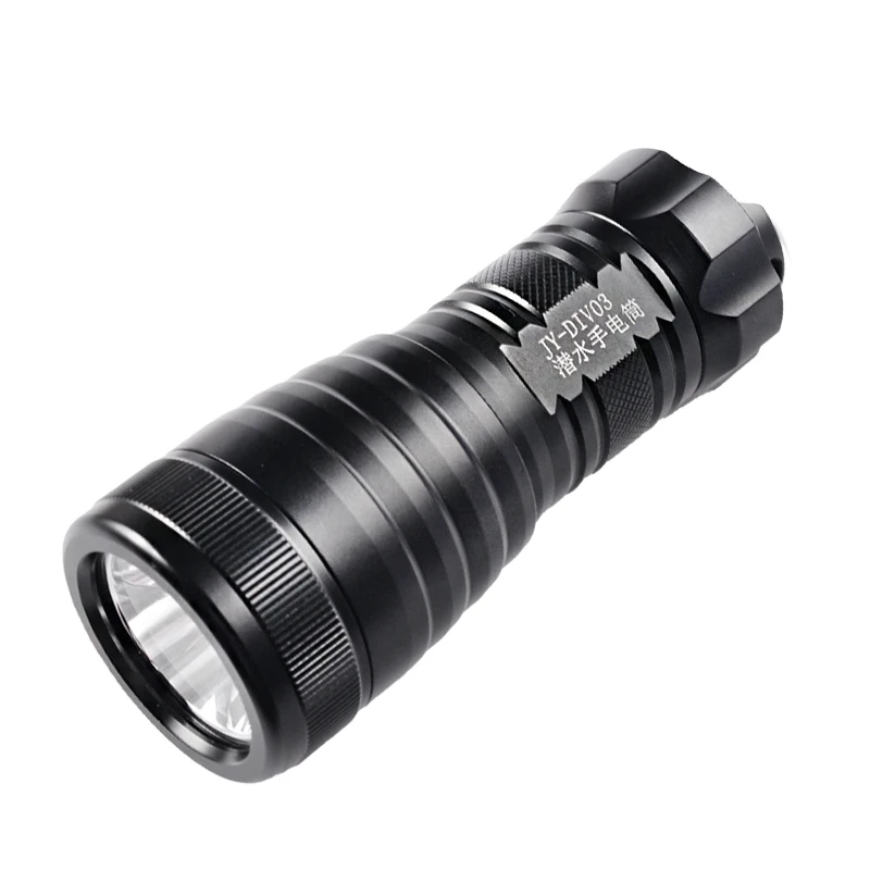 

Портативный светодиодный фонарь из алюминиевого сплава, неперезаряжаемый, супер яркий фонарь для дайвинга