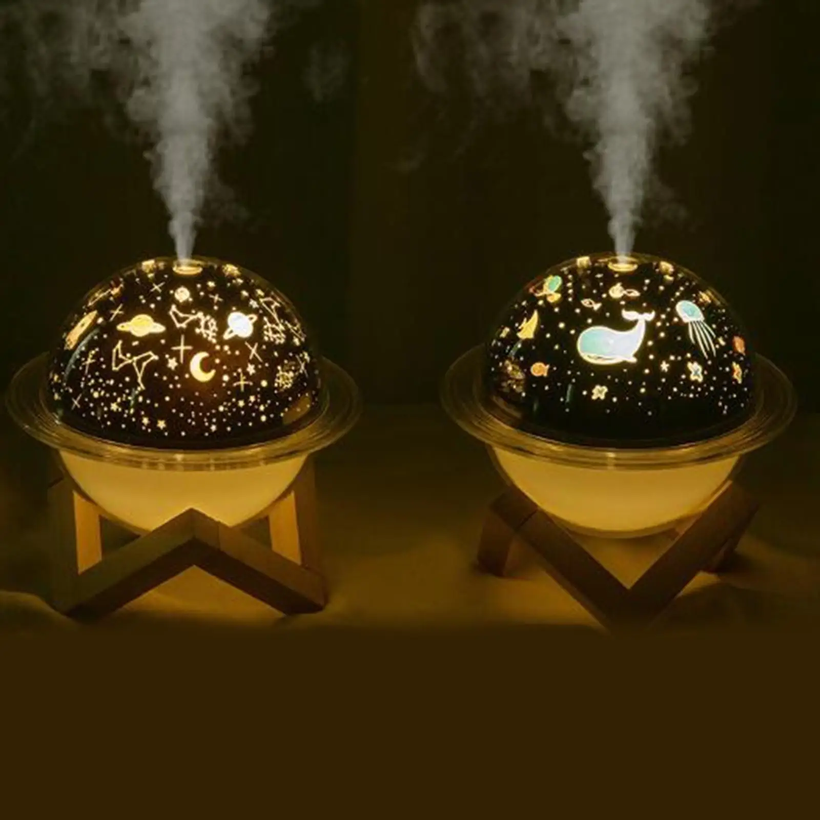 250ml LED Light Humidifier Essential Oil Diffuser Aromatherapy Fresh Air ultrasonic humidifier large room table decoration