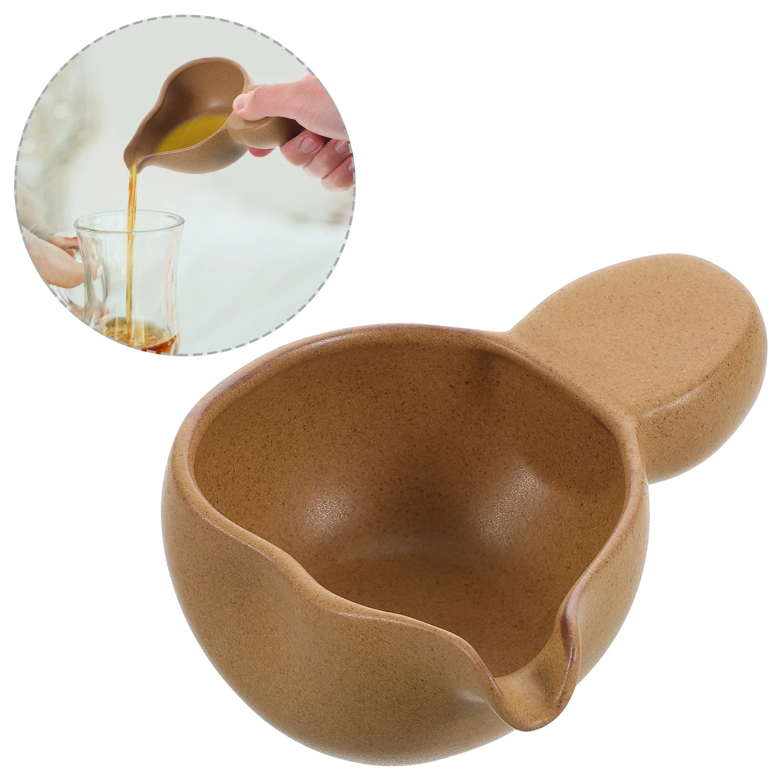 

Traditional Tea Ceremony Bowl Ceramic Tea Dispensing Holder for Home Use Functional Elegant Design Spill Free Pouring Japanese