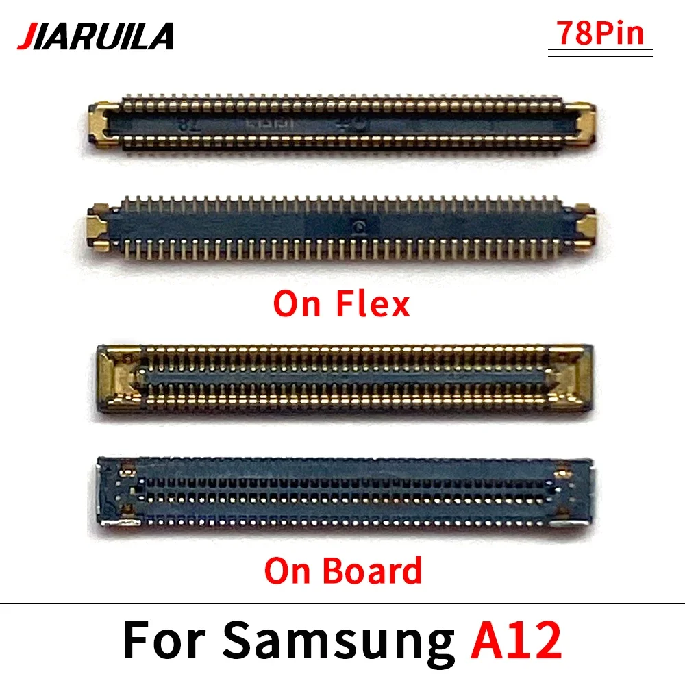 Lcd Display FPC Connector On Motherboard For Samsung A12 A13 4G 5G A21S A22 4G 5G LCD FPC Plug Connector