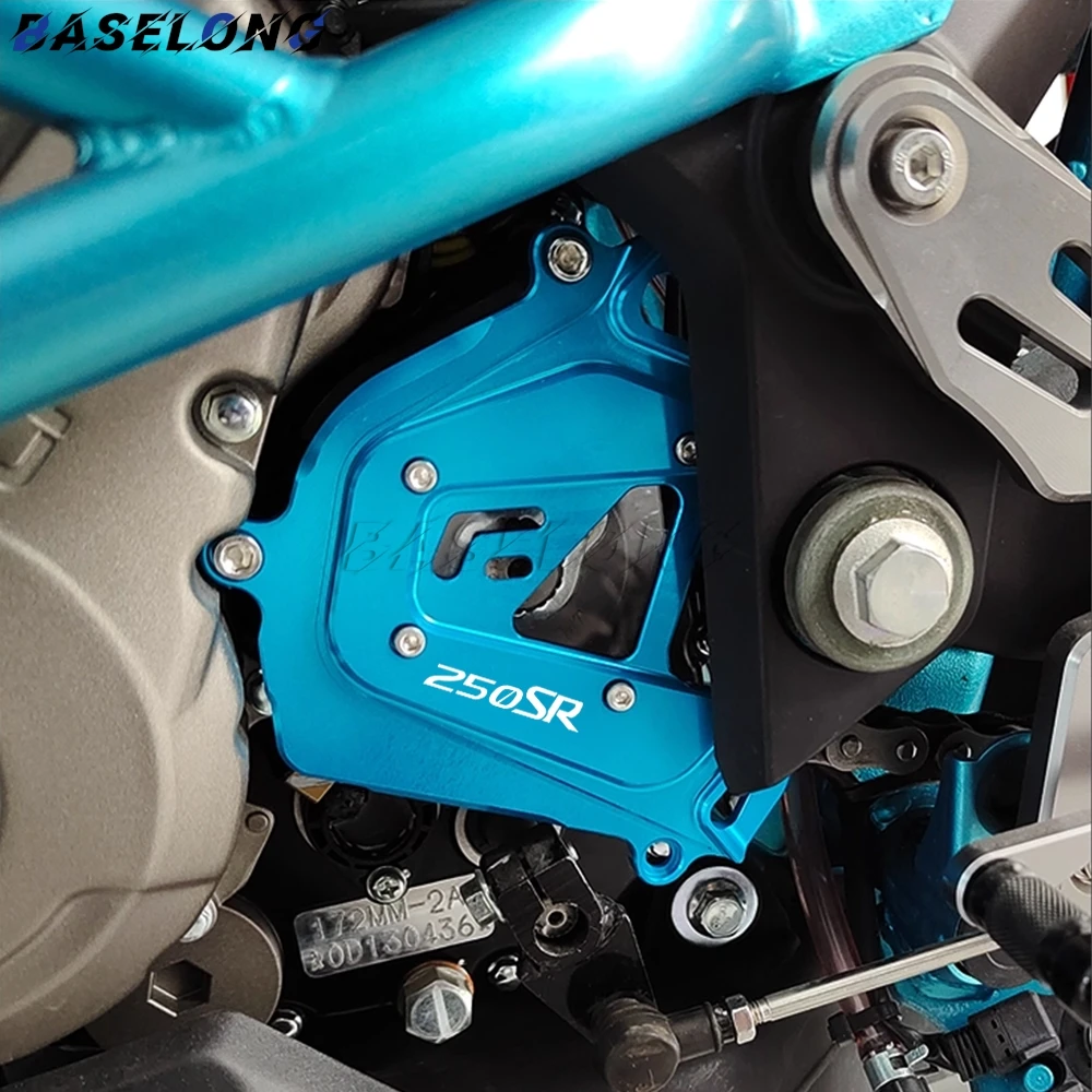 

Motorcycle Front Sprocket Cover Chain Guard Wheel Crash Protector For CFMOTO CF MOTO 250SR 250 SR ABS 2019 - 2025 2024 2023 2022