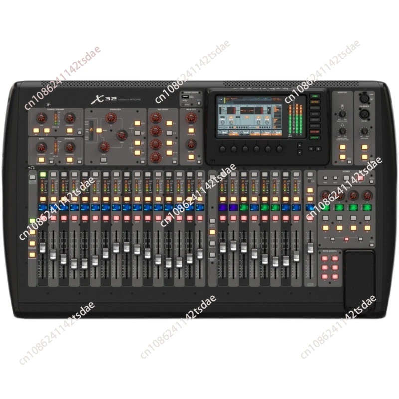 X32 40-channel Digital Mixer with 32 Gain-Programmable Mic Preamps, 25 Motorized Faders, Virtual FX Rack, and 7