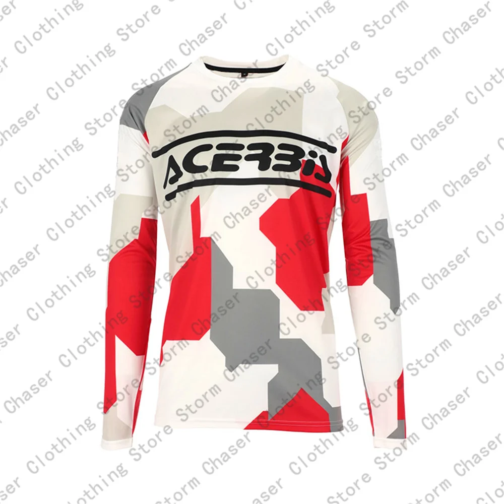 2024 Mens Long Sleeve T Shirt Bike Racing Cycling Clothing Adults Outdoor Tees Tops Clothing Street Sweatshirt 3d Jersey ACERBIS