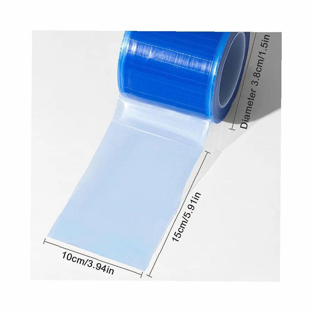 Protective Film Width Cover Tape, Transparent Scratch-Resistant Wrap Tape, Extra Long Disposable Isolation Tape for