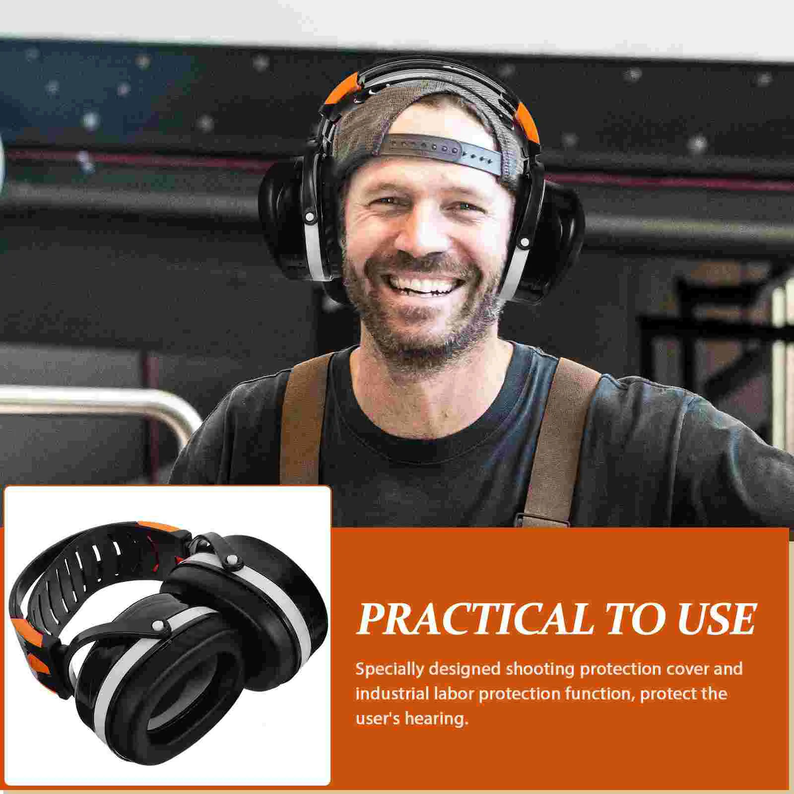 Shooters Hearing Protection Headphones Sound-proof Earmuffs Noise canceling Headphones Ear Protective Covers for Learning