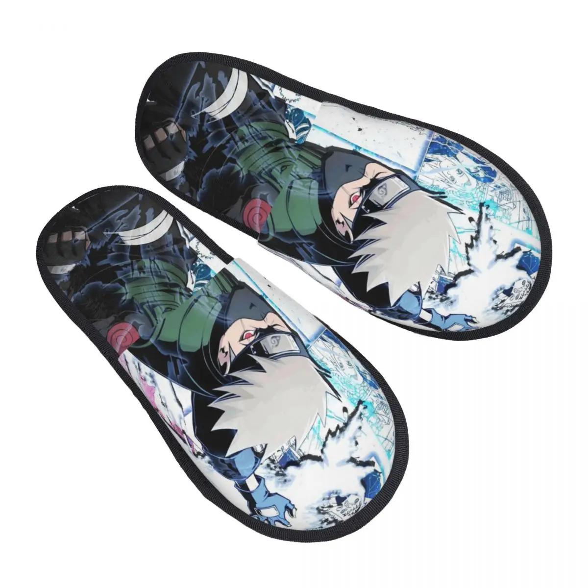 

Custom Print Women K-Kakashies H-Hatakes House Slippers Soft Warm Mysterious Memory Foam Fluffy Slipper Indoor Outdoor Shoes