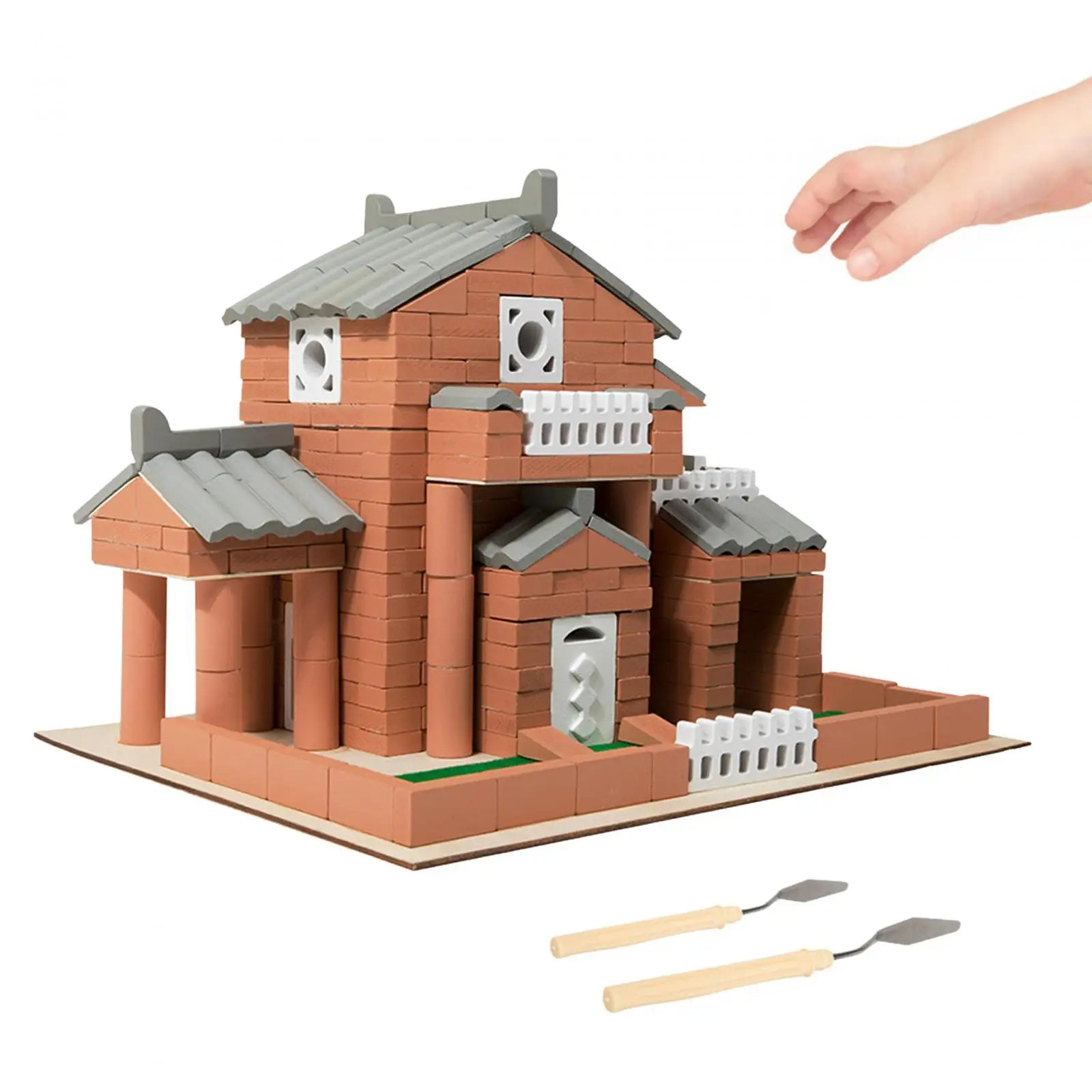 Kit di case in legno modello di edificio fai-da-te Puzzle 3D unici Villa cottage giocattolo