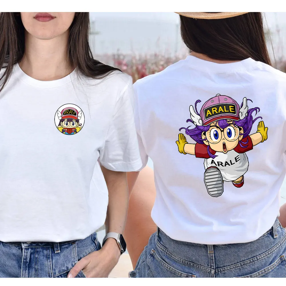Akira Toriyama Arale Dr. Slump Shirts Ästhetische Kleidung Y2k Top-Shirts für Frauen Vintage T-Shirt Lustige Grafik-T-Shirts aus Baumwolle