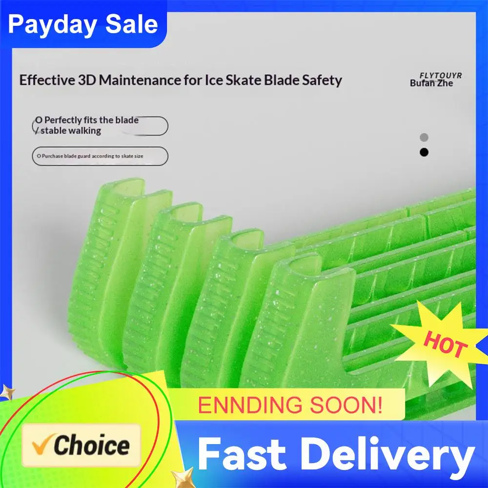 

Figure Skating Blade Cover Wear Resist Speed Skating Hard Protect Sleeve Heavy-Duty PVC Protectors for Hockey & Figure Skates