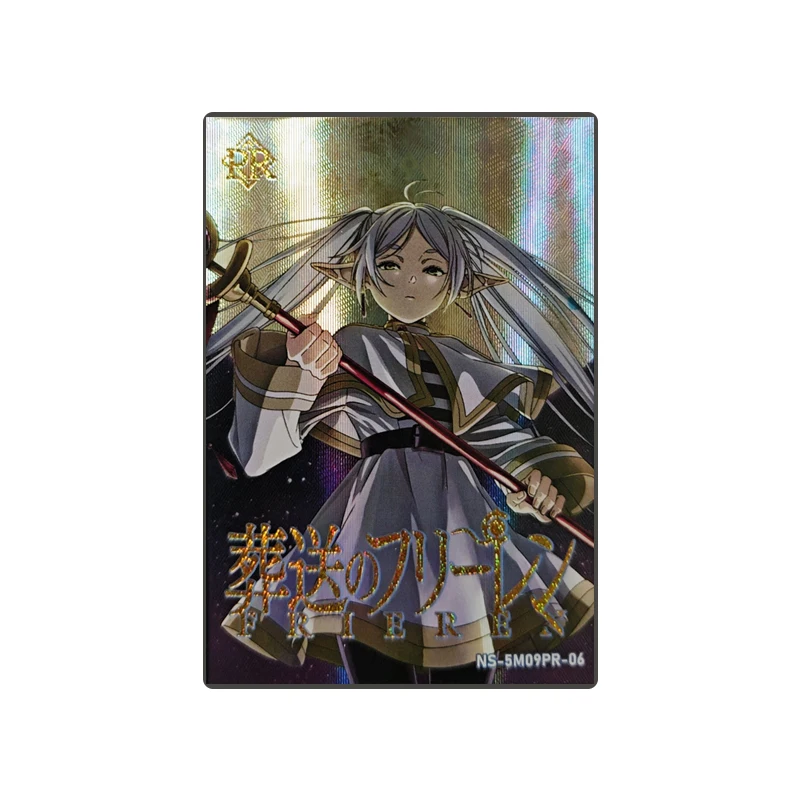 Anime Goddess Story Diy 5M09PR Card cartoon Anime Frieren Beyond Journeys End Collectible card toy Christmas birthday gift