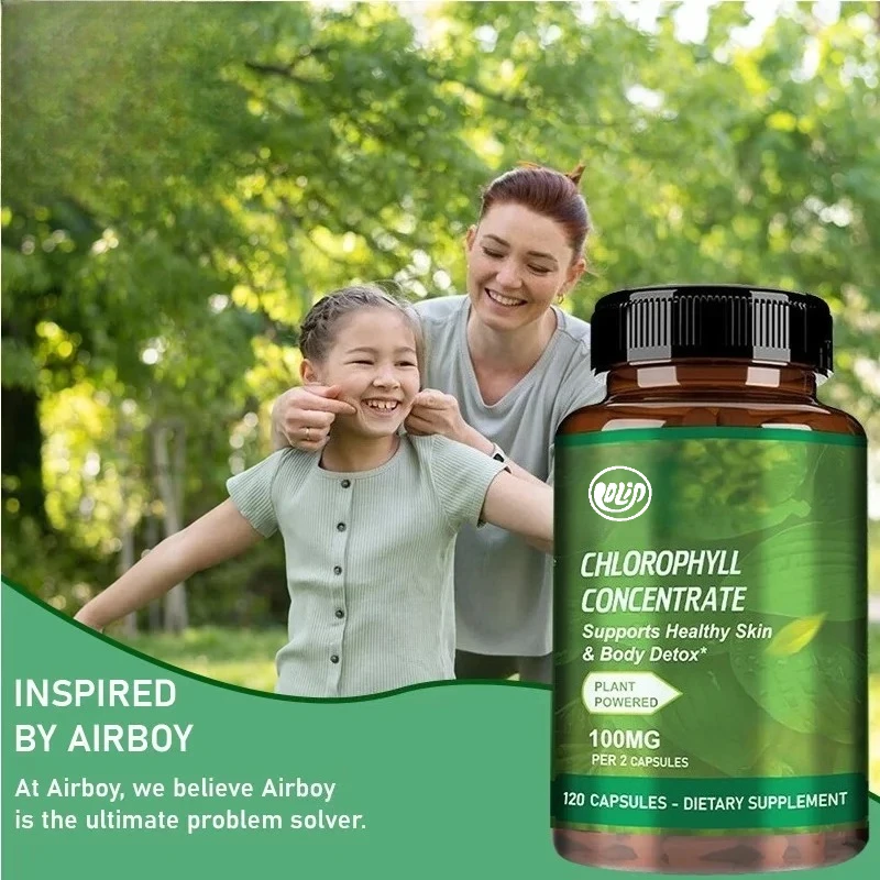 

Хлорофилл-концентрат для здоровья кожи и детоксикации тела, антиоксидантная добавка - натуральная питательная добавка