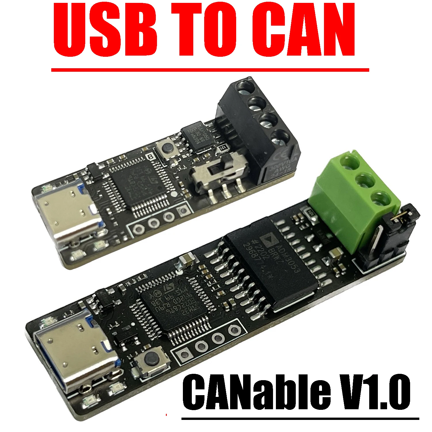 CANable USB do modułu CAN PRO PCAN Debugger Konwerter magistrali USB CAN Adapter do komunikacji oprogramowania python -CAN