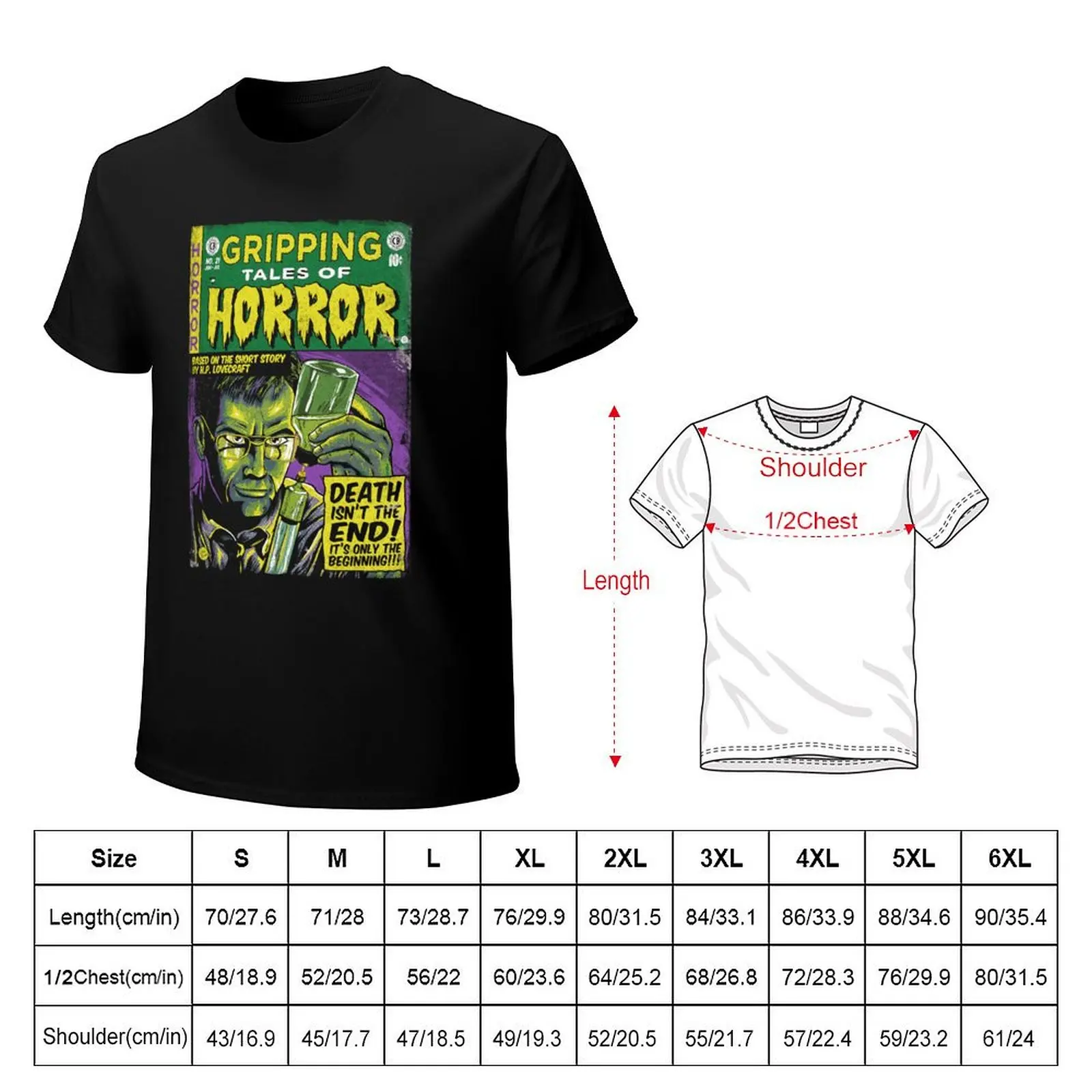 Herbert West-Reanimator T-Shirt Casual Graphic Print Tee