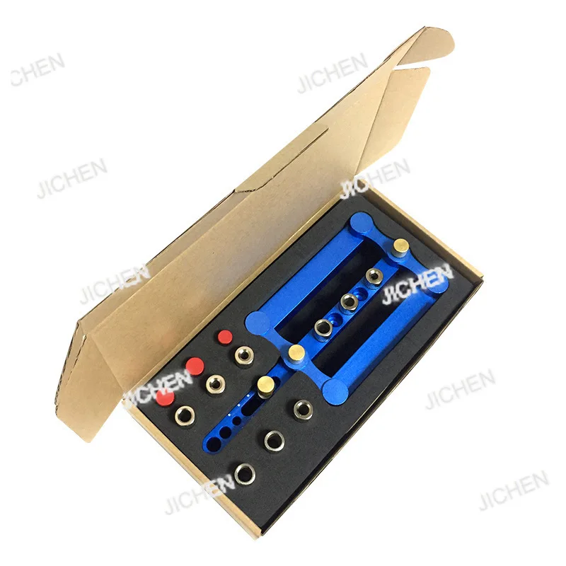 

JJQ Woodworking Straight Hole Positioner, Log Tenon Punch, Positioner, Hole Opener DIY Woodworking Drilling Tool