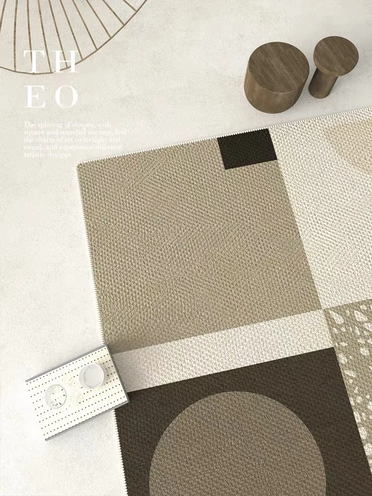 

VIKAMA Surprised. Living Room Carpet, Bedroom Bedside Rug, Light Luxury Style, High-End Feel, Home Floor Mat