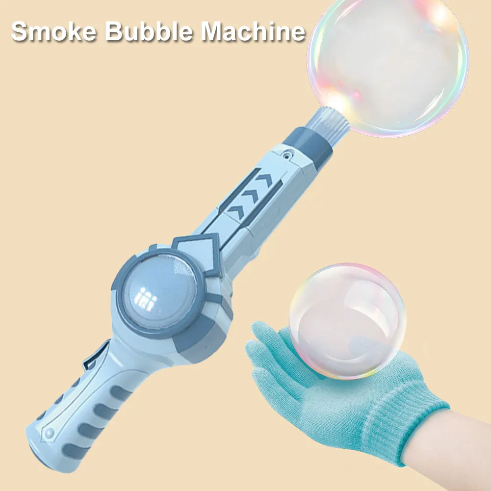 Elastyczna Maszyna do Płynnych Baniek Mydlanych Automatyczny Wytwornica Baniek Dziecięca Magiczna Smogowa Patyczka do Płynnych Baniek na Imprezy dla Dzieci Letnie Zabawki do Baniek