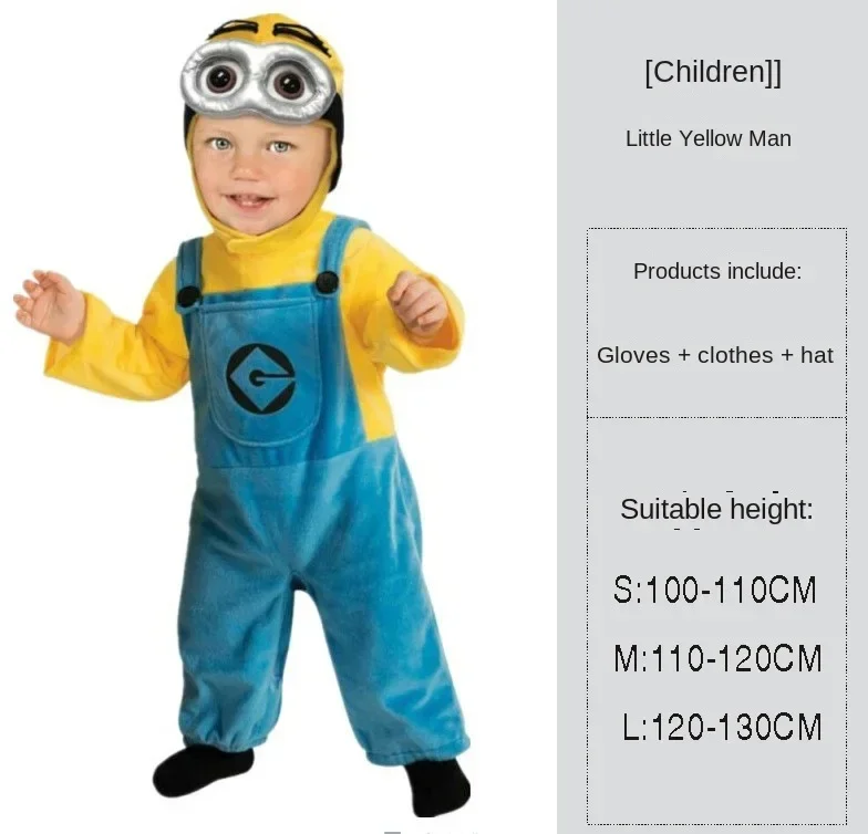 Children\'s Halloween Costumes Minions Cosplay Costumes Anime Cartoon Despicable Me Costumes Anime Cosplay