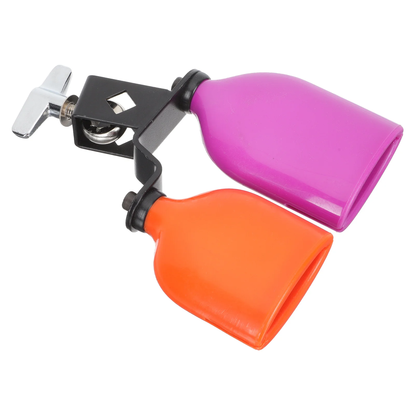 

Percussion Instrument Accessory Drum Set Cowbell High Low Tone Block Drum Fine Workmanship Natural Fresh Sound Reliable