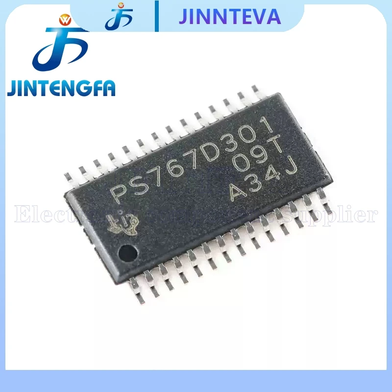 2PCS TPS767D301PWPR HTSSOP-28 Dual-channel Low-dropout Voltage Regulator Chip