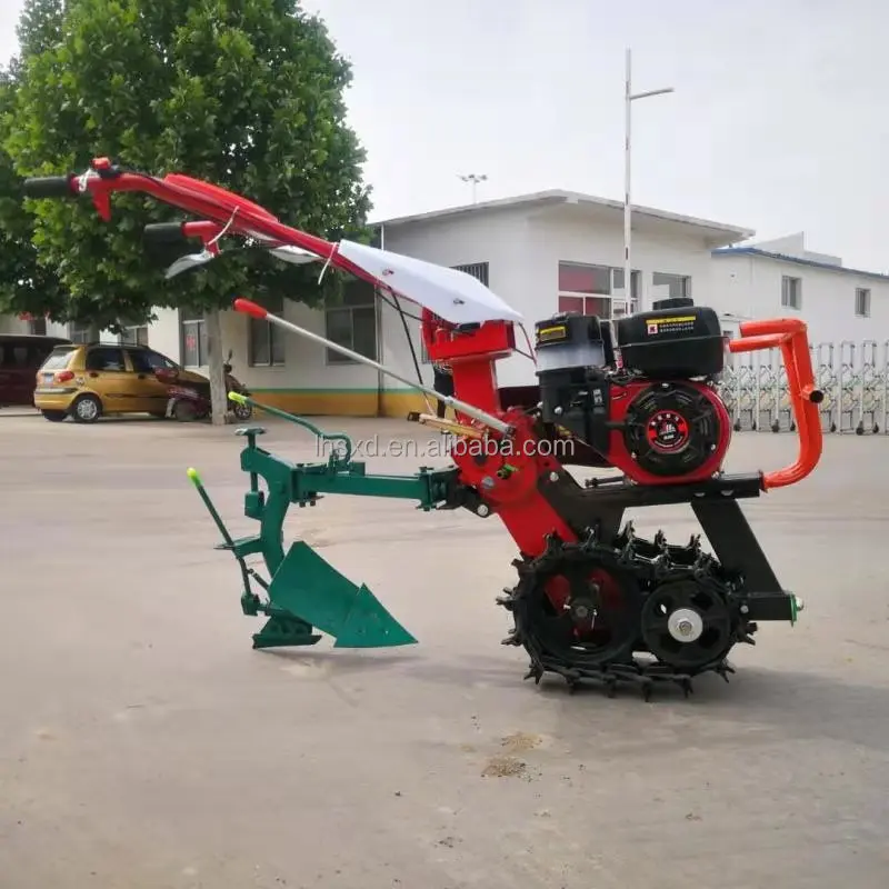 Multi-função Micro Tiller, Motor Diesel Arado Máquinas Agrícolas, Leme Rotativo, Cultivador do Solo