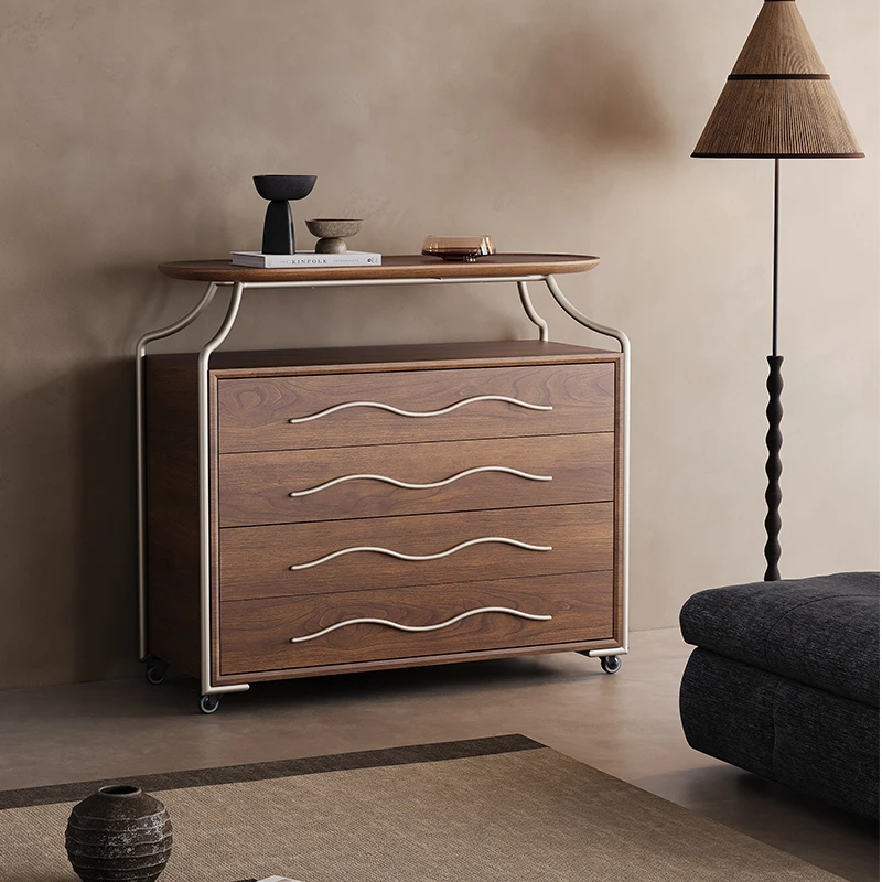 

Four chest restaurant simple dining side cabinet mobile bedroom chest
