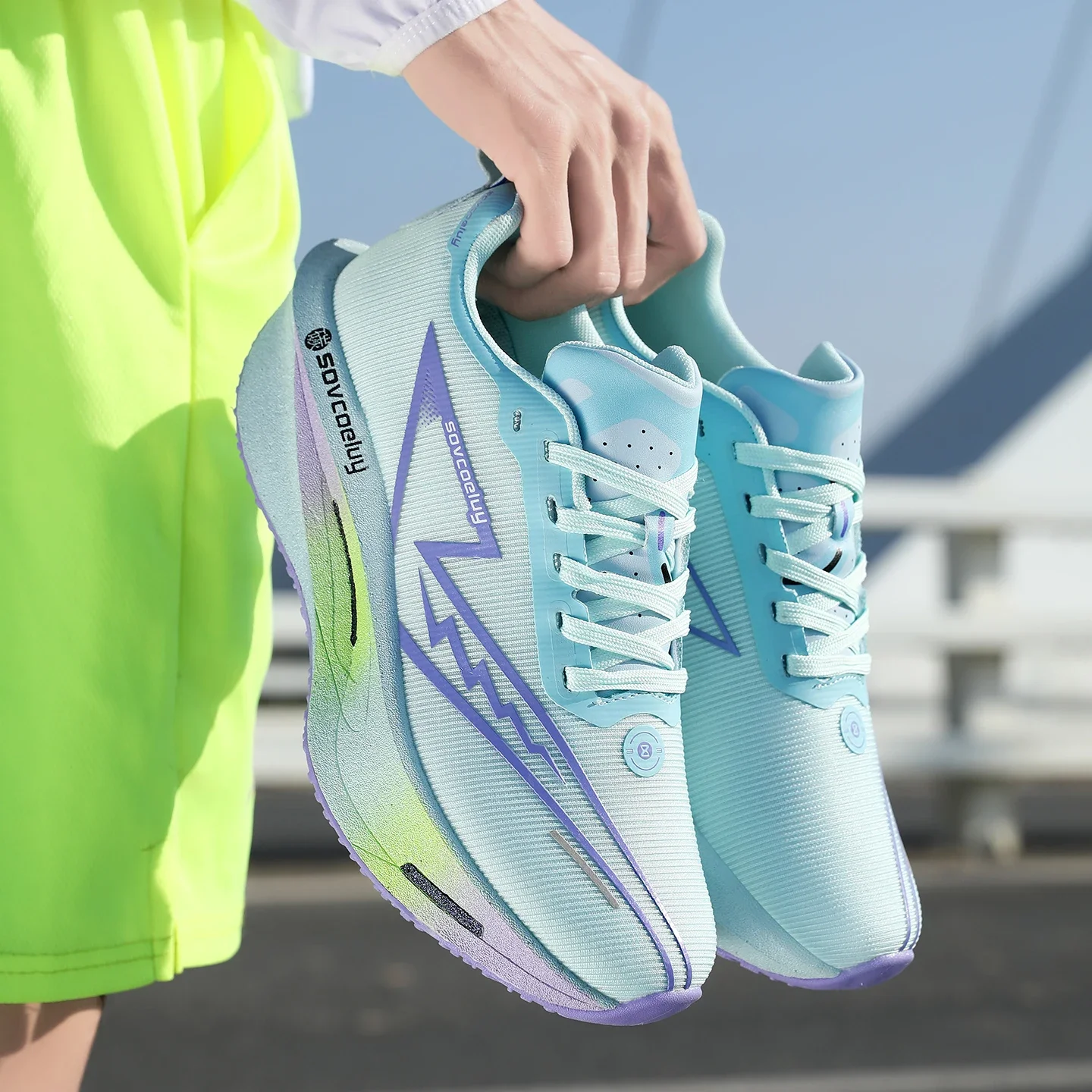 

Unisex Men Running Shoes Sneakers Women Carbon Board Speciality Marathon Sports Lightweight Comfortable Athletic Nonskid Sneaker