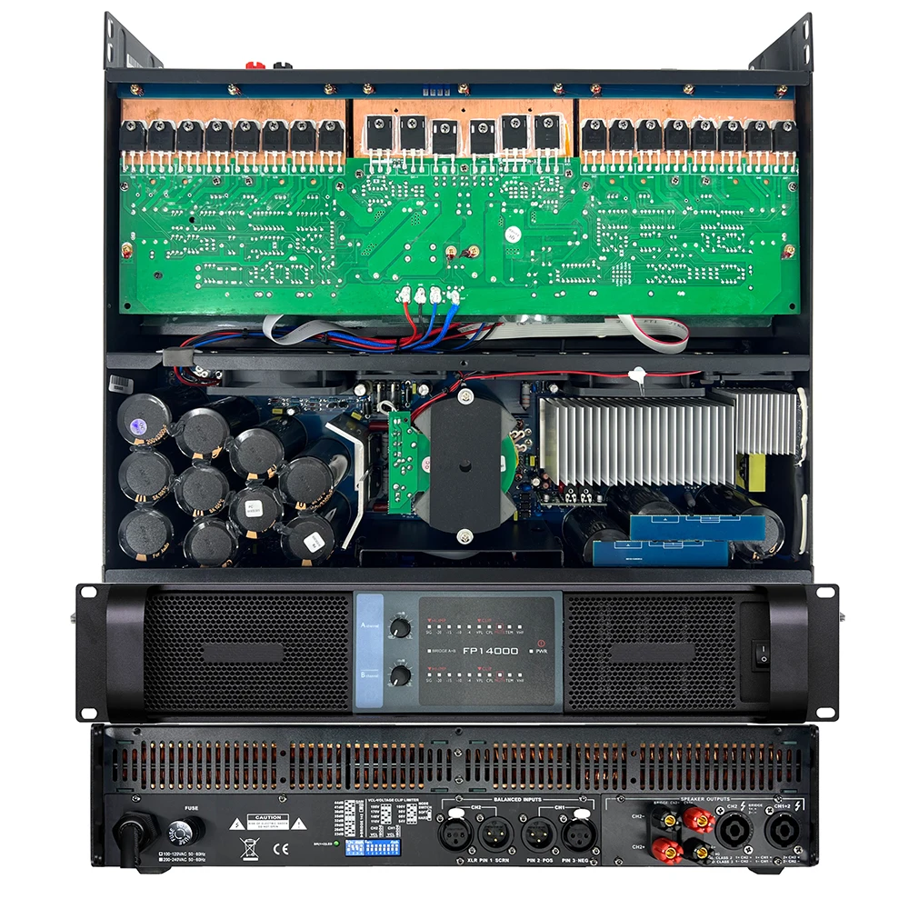 Fp14000q Power Amplifier 2350 Watt 2 Channel CLASS TD High Power Pa Amplifiers