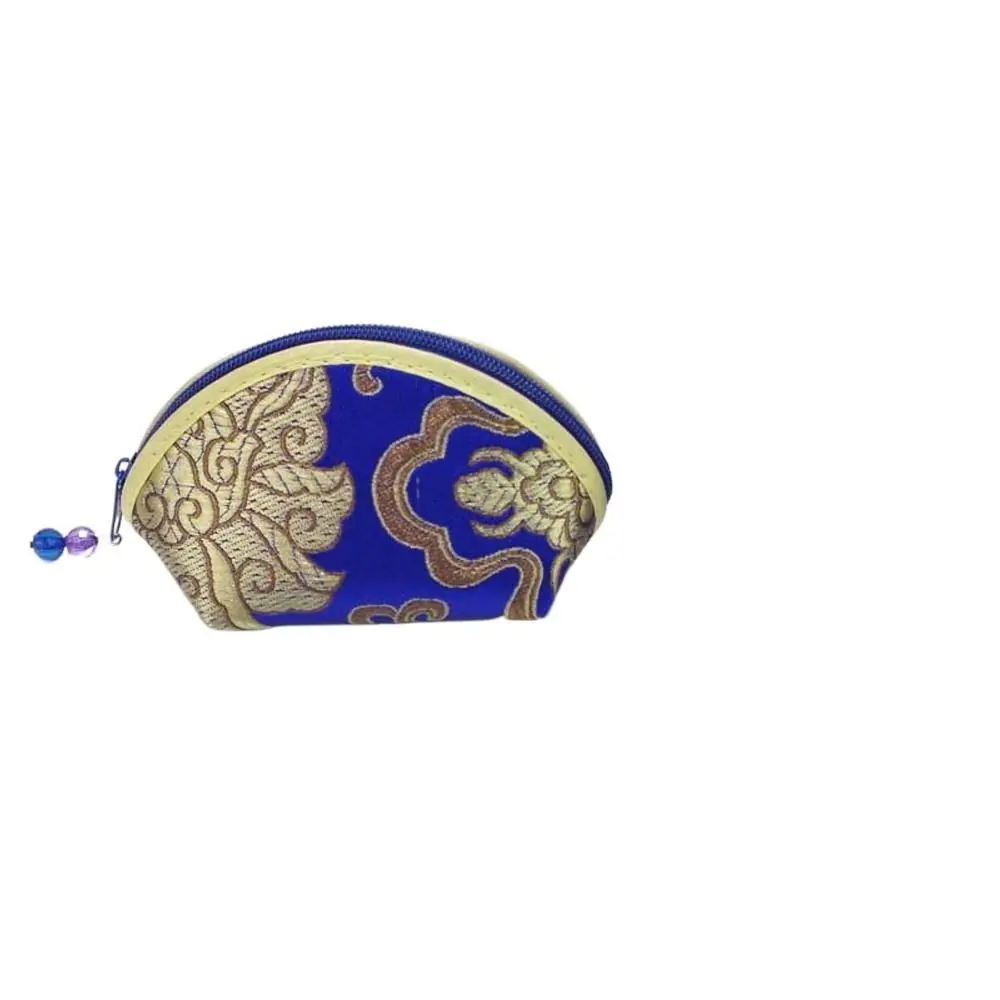 

Gift Pouch Zip Embroidery Necklaces Case Auspicious Cloud Jewelry Case Chinese Style Storage Bag Women Jewelry Bag Purse Pouch