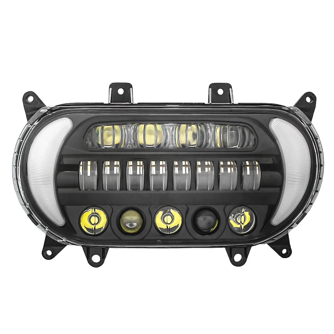 

Оптовая продажа, новые двойные двойные фары для Road Glide 2018 2019, лампы для фар мотоцикла, спецификация света