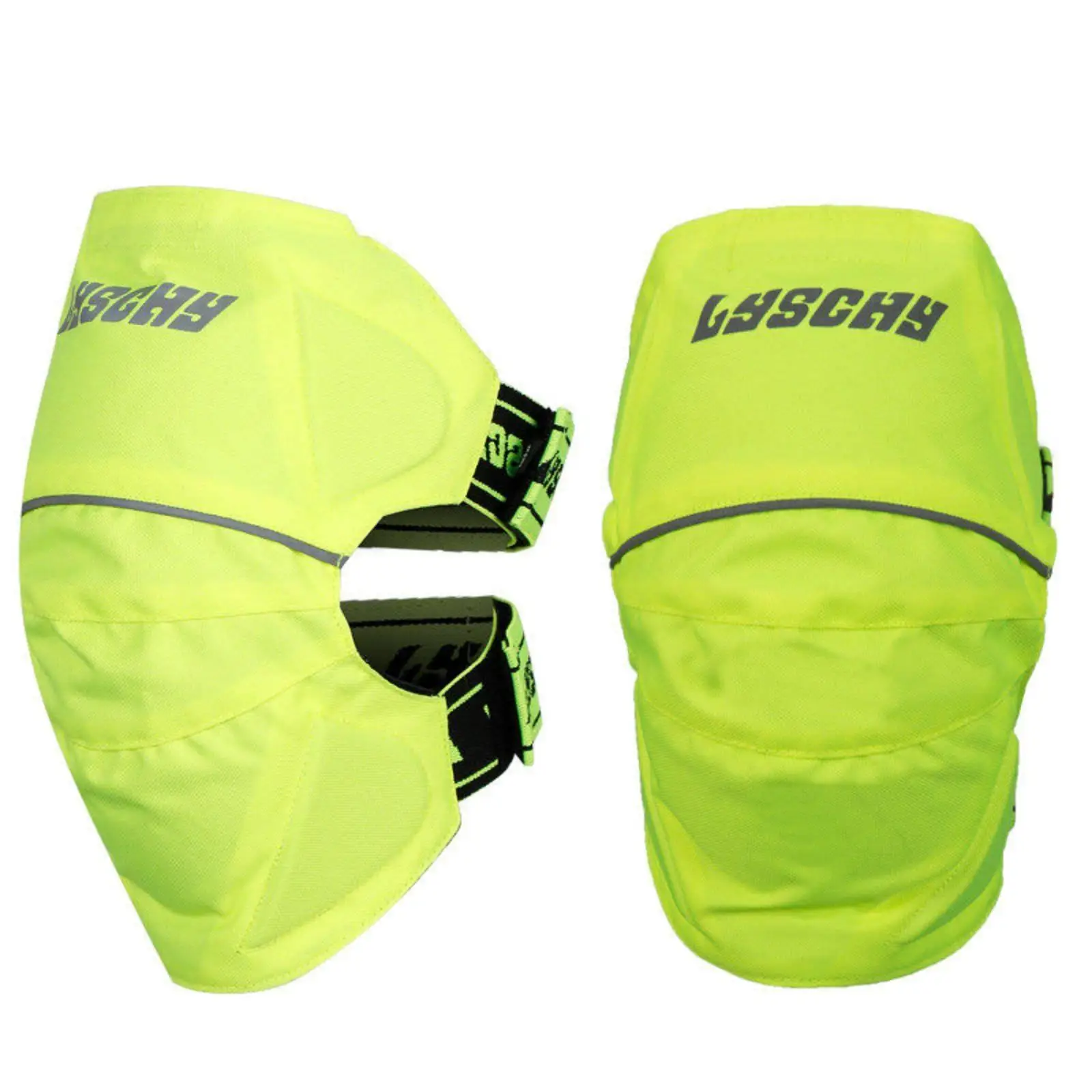 Motorcycle Knee Guards Protective Pads for Motorbike Riding with Adjustable Straps Ergonomic Design Reflective Trim for Safety