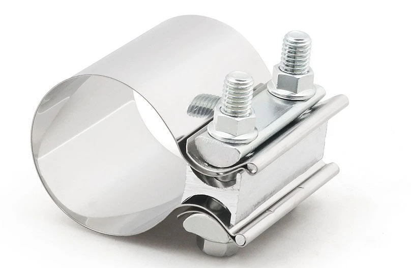 Heavy Duty Stainless Steel Pipe Clamp Quick Release Exhaust Muffler Connecting Hoop For Pipeline Installation